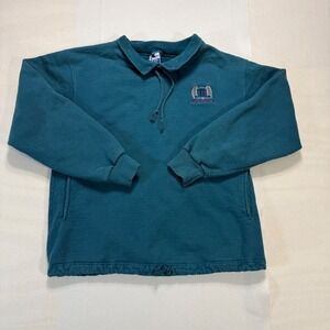 Vintage 90s Champion Teal Breckenridge Sweatshirt Mens X-Large Embroidered Logo